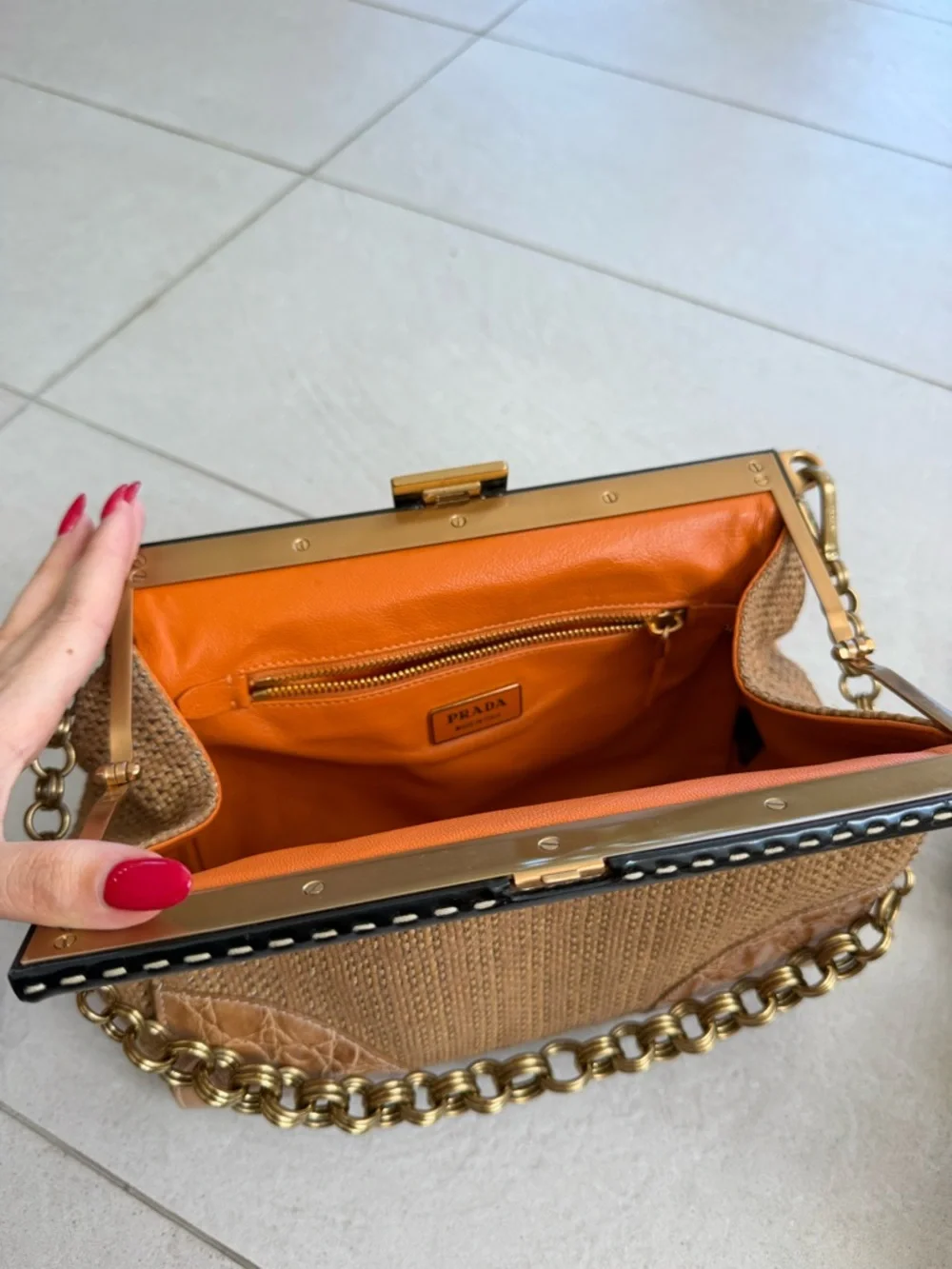 Prada Vintage Woven Shoulder Bag - Picture 8 of 10